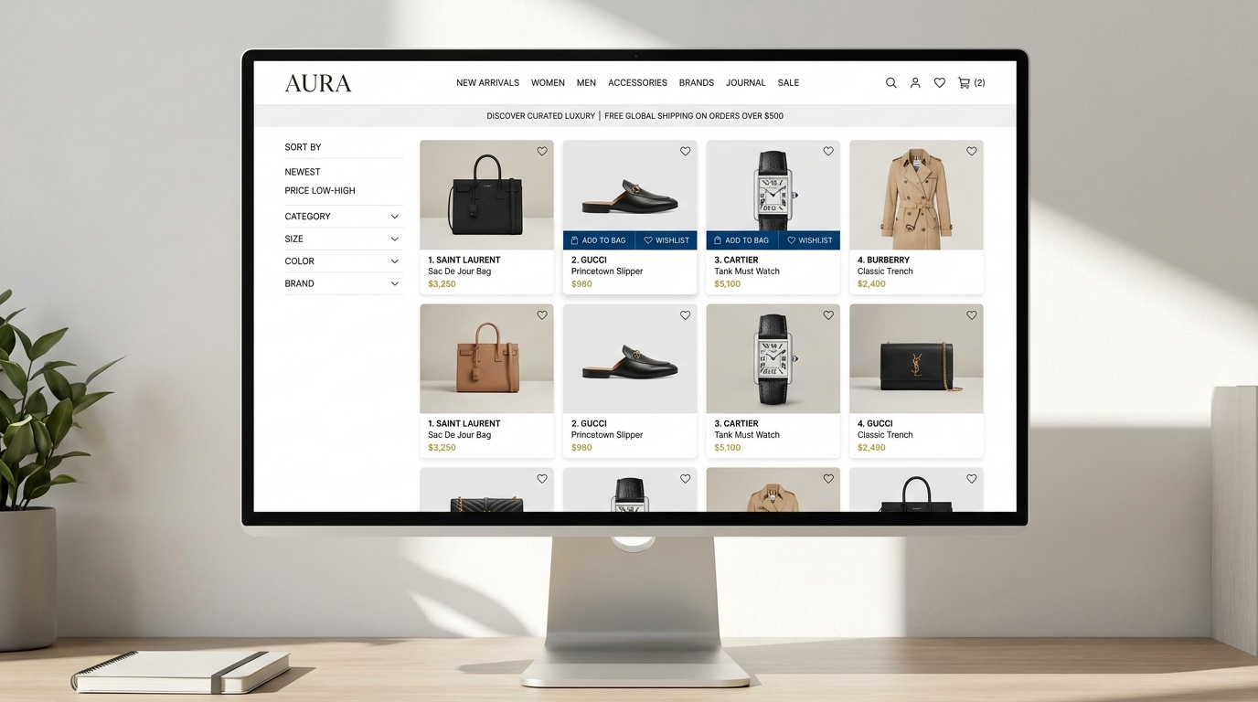 E-commerce Store Website Showcase
