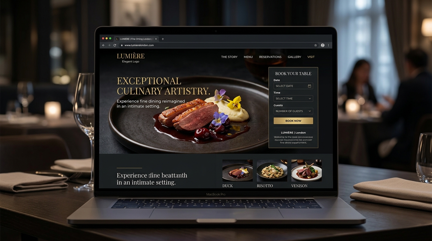 Restaurant Website Showcase